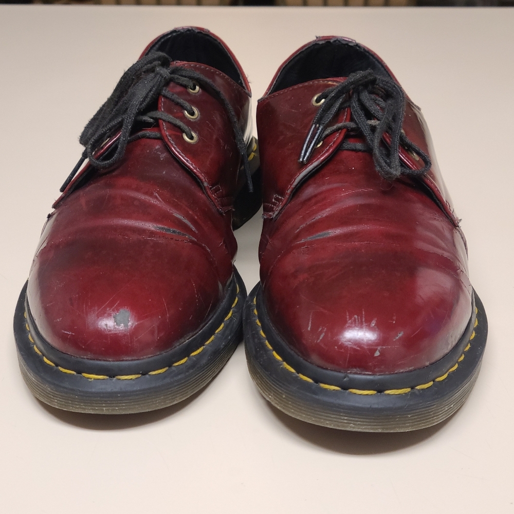 Vintage Dr. Martens 1491 vegan leather oxford casual dress shoes size 10 - Picture 2 of 10